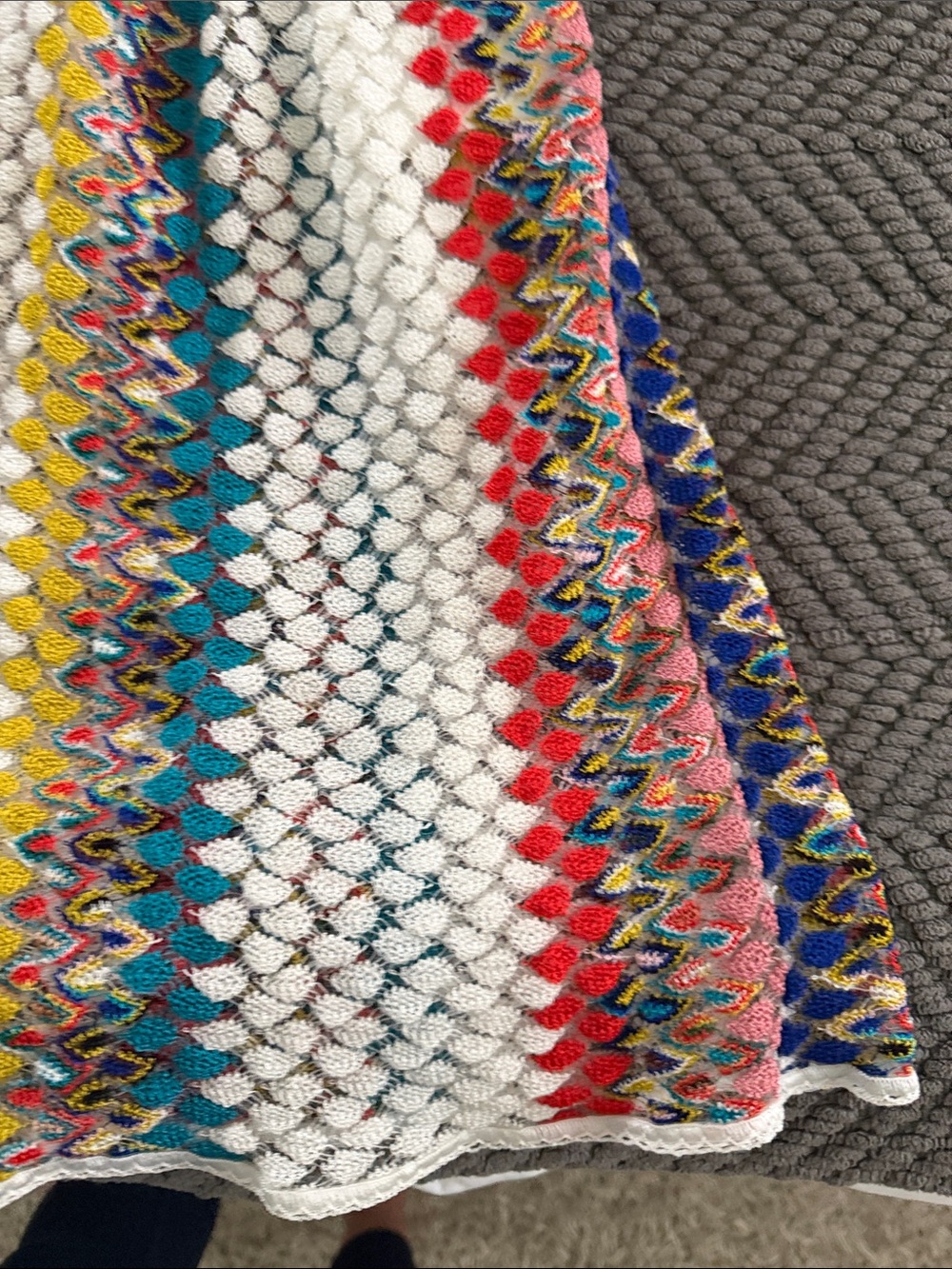Missoni Mare Knit Sundress with Multicolor Zigzag Stripes - Picture 4 of 7